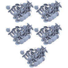 150 Pièces Vis de Fixation En Plastique Clips de Pare-Chocs D'Aile à Grise pour Trou de 6 mm x 6,7 mm
