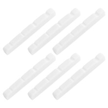 6X Pre-Slotted Flat Bottom Bone Bass Nut for 4 String PB JB Precision Bass Jazz Bass, 38X3.5X5/4.5mm