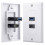 5X 2Port +USB 3.0 Female Wall Face Plate Panel Outlet Socket Extender White 2