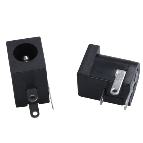 10 Pieces  5.5mmx2.1mm Power Jack Socket Female Panel Mount Connector 2