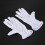 3X Pair Protective Anti-Slip White Cotton Work Driving Gloves 3