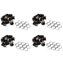 40 Stueck Plattenmontage 2.1X5.5mm Strombuchse Steckdose