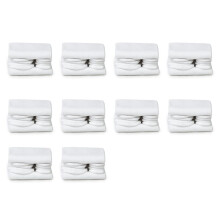 10X Calcetines Blancos Unisexos Calcetin Japones para Kimono Zuecos Chanclas Calcetin de Algodon de Dedo Pulgar Separado