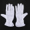 3X Pair Protective Anti-Slip White Cotton Work Driving Gloves 2