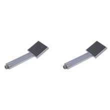 2X Universal Square Shower Handset Hand Held Chrome Thermostatic Bathroom Bath