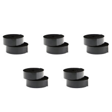 10X Rennrad Fahrrad Kork Lenkergriff Stab Griffband Lenkerband + 10 Stab Stecker-Schwarz