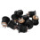 50 Pcs Panel Mount 17.9x13.8mm Power Jack  Socket 4