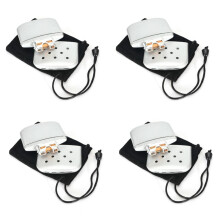 4X Portable Fuel Hand Warmer Reusable Standard Pocket Handy Hand Warmers for Outdoor Hunting Fishing