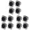 XLR Female Jack 3 Pin - Panel Mount Jacks D Series Size XLR-F - 12 PACK 1