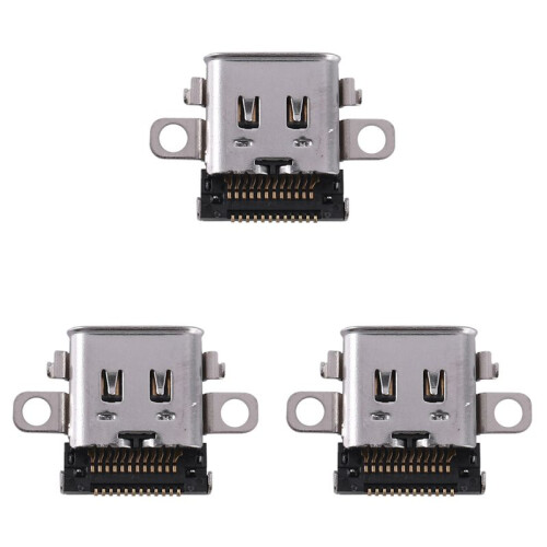 3X Charging Port Type-C Charger Socket Connector Replacement Repair Part for   NS 2017 Console