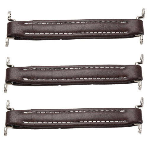 3X Brown Vintage Style Guitar AMP Amplifier Leather Handle