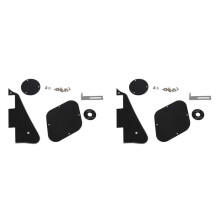 2Set Battipenna Nero / Cavità / Coperchi Interruttori / Piastra Selettore Pickup / Staffa / Viti per Chitarra Stile LP
