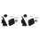 2Set Black Pickguard /Cavity / Covers/Pickup Selector Plate /Bracket/Screws for LP Guitar Style 1