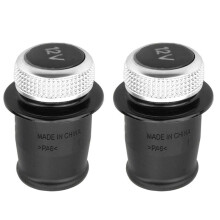 2X 4L0919311 -Cigarette Lighter Cover Chrome Plated -Cigarette Lighter Plug for - A3 A4 A5 Q2 Q7 R8 8WD919311