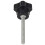 60 Pcs M6 x 50 mm Locking Star-Shaped Plastic  Male Thread Knob Grip 6