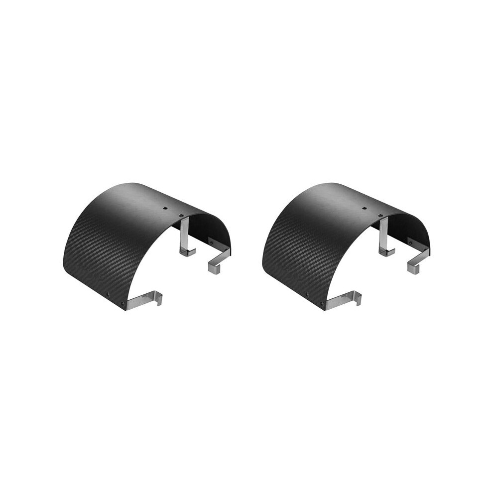 2X Car Cold Air Intake Cone Sport Air Filter Cover Motion Air Filter Cover Heat Shield Carbon Fiber 4712419323743