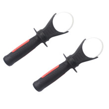 2X Manejar de Taladro de Martillo Manejar Auxiliar Frontal de Plástico para 26 Herramientas Taladro de Repuesto Manejar de Plástico Lateral