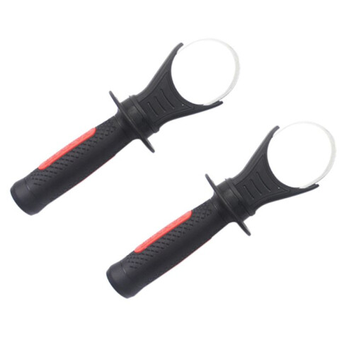 2X Hammer Drill Handle Plastic Side Front Auxiliary Handle for 26 Tools Drill Replacement Plastic Side Handle 1