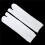 2X White Unisex Japanese Kimono Geta Clog Flip Flop Cotton Tabi Socks Split Toe 2