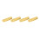 4X Dado in Ottone per Chitarra Acustica O , Oro 1