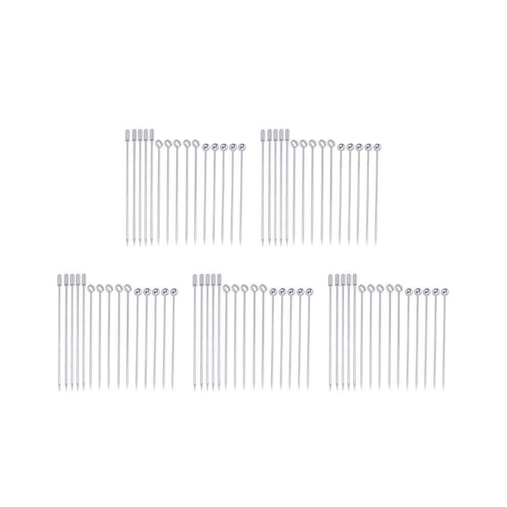Stainless Steel Cocktail Picks Martini Picks Set (Pack Of 75) Exogio