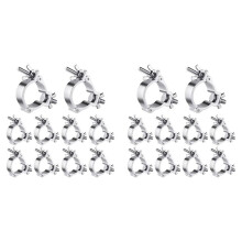 20 Stks 2 Inch Truss O Klemmen, Aluminium Podium Licht Klemmen voor Truss, 220LB LED Par Licht Klemmen voor 48-51 mm OD Buis/Pijp