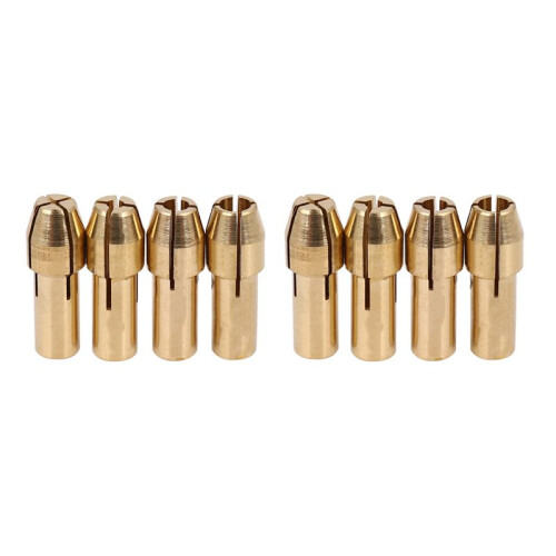8St Rotary Multi Tool Collet Mutter Kit Set för 0,8/ 1,6/ 2,35/ 3,2 Mm