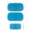 60Pcs Hip Trainer Gel Pads ABS Gel Pad Replacement for EMS Buttock Trainer ABS Replacement Gel Sheet 5