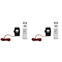2X ATMS1603 Tuya Single Phase WiFi Meter 100-230V Din Rail Precisely Measuring Voltmeter Ammeter Power