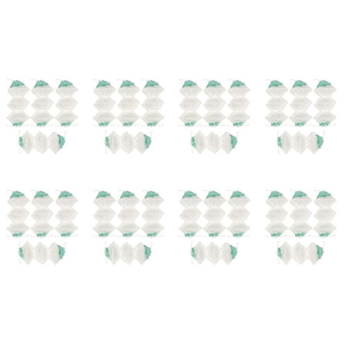 32 Pack Gas Lantern Mantles Bulk Accordion Shape 95 Clip 1