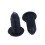 100 Pcs Plastic Push in Bumper  Door Rivets Clip 8mm Hole Black 9
