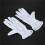 5 Pair Protective Anti-Slip White Cotton Work Driving Gloves 4
