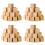 200Pcs Wood Square Square Blank Wood Blocks for Puzzle Making, Crafts, and DIY Projects 1