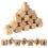 200Pcs Wood Square Square Blank Wood Blocks for Puzzle Making, Crafts, and DIY Projects 2