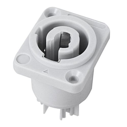 20PCS Powercon Connector 3 Pins 20A 250V Power Speaker Panel Socket Female for LED Screen Stage Lighting,Grey 2
