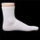 2X White Unisex Japanese Kimono Geta Clog Flip Flop Cotton Tabi Socks Split Toe 5