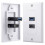 8X 2Port +USB 3.0 Female Wall Face Plate Panel Outlet Socket Extender White 2