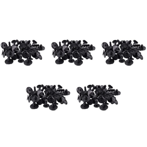 100 Pcs  Lock Push Screw Pin Clips