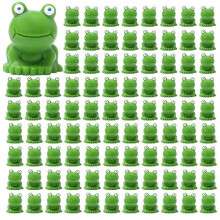 Frogs 200 Pack, Frog Garden Decor, Green Frog Figurines, Frogs Resin Figurines, Frogs Figurines