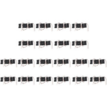 100 Pcs 2 x 1.5V AA Battery Holder Case Box Black W Wire Leads