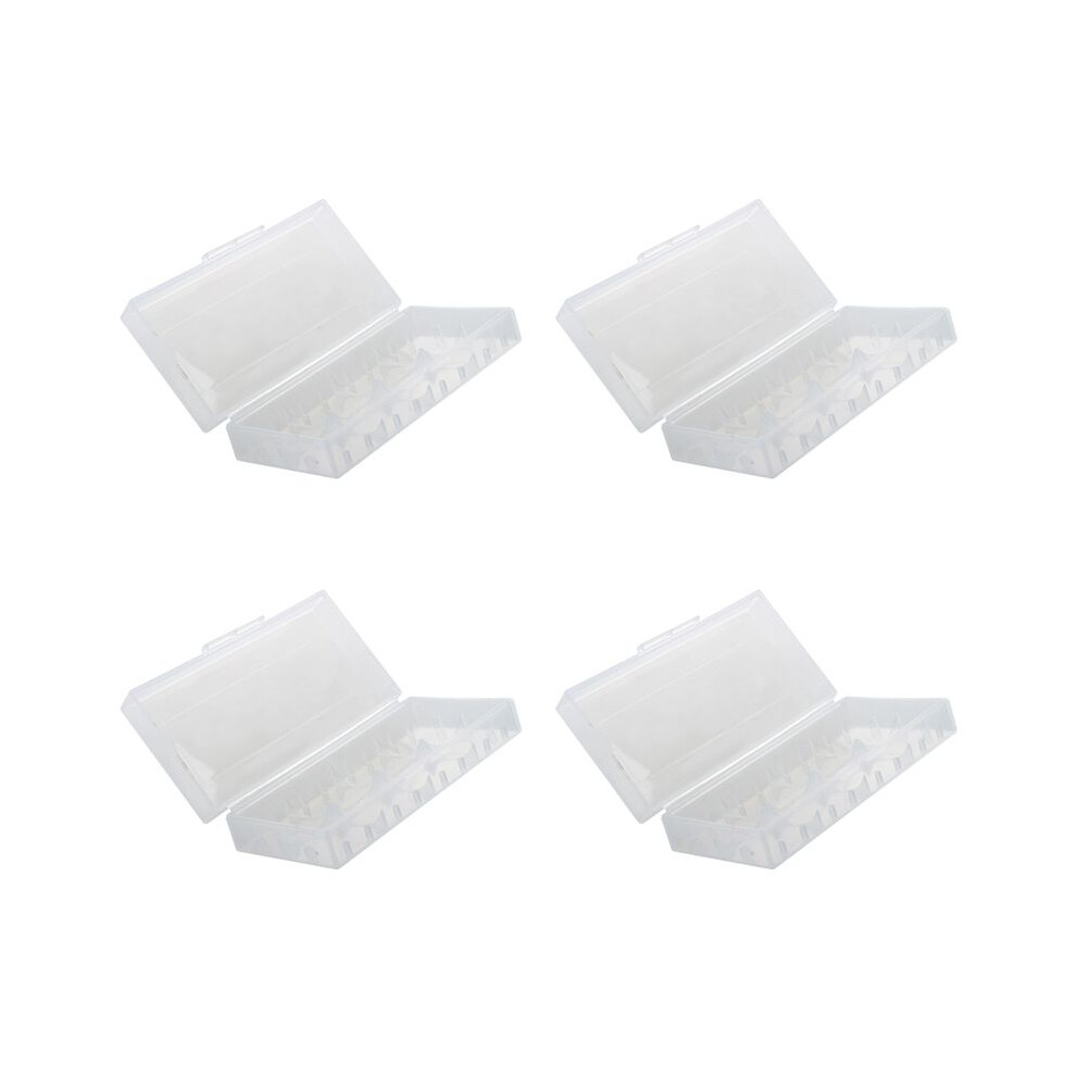 4X Box For 18650 Battery Transparent Battery Holder 6031843039005