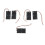 100 Pcs 2 x 1.5V AA Battery Holder Case Box Black W Wire Leads 2