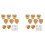 16 Pack Boho Rattan Knobs for Dresser Drawers Wood Cabinet Knobs for Wicker Decor Boho Rattan Drawer Pulls (Natural) 1