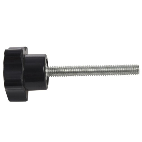 36 Pcs M6 X 50 mm Locking Star-Shaped Plastic  Male Thread Knob Grip 2