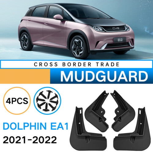 8Pcs Paraspruzzi Auto per   EA1 2021-2022 Parafanghi Parafango Parafango Flap  Flaps Accessori 1