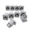 30PCS Powercon Connector 3 Pins 20A 250V Power Speaker Panel Socket Female for LED Screen Stage Lighting,Grey 2