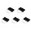 5X Spring Clip Black 4 x 1.5V D Size Battery Batteries Holder Case 1
