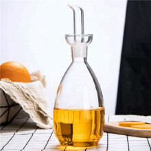 2X Hoher Borosilikat Glas Öltopf Küchen Gewürz Flasche Kreativer Soja Saucen Topf