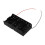 5X Spring Clip Black 4 x 1.5V D Size Battery Batteries Holder Case 2