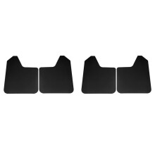 4 Pezzi Paraspruzzi Universali per Pickup Auto SUV Van Truck Paraspruzzi Paraspruzzi Parafanghi Trappole Sporche con Rivetti